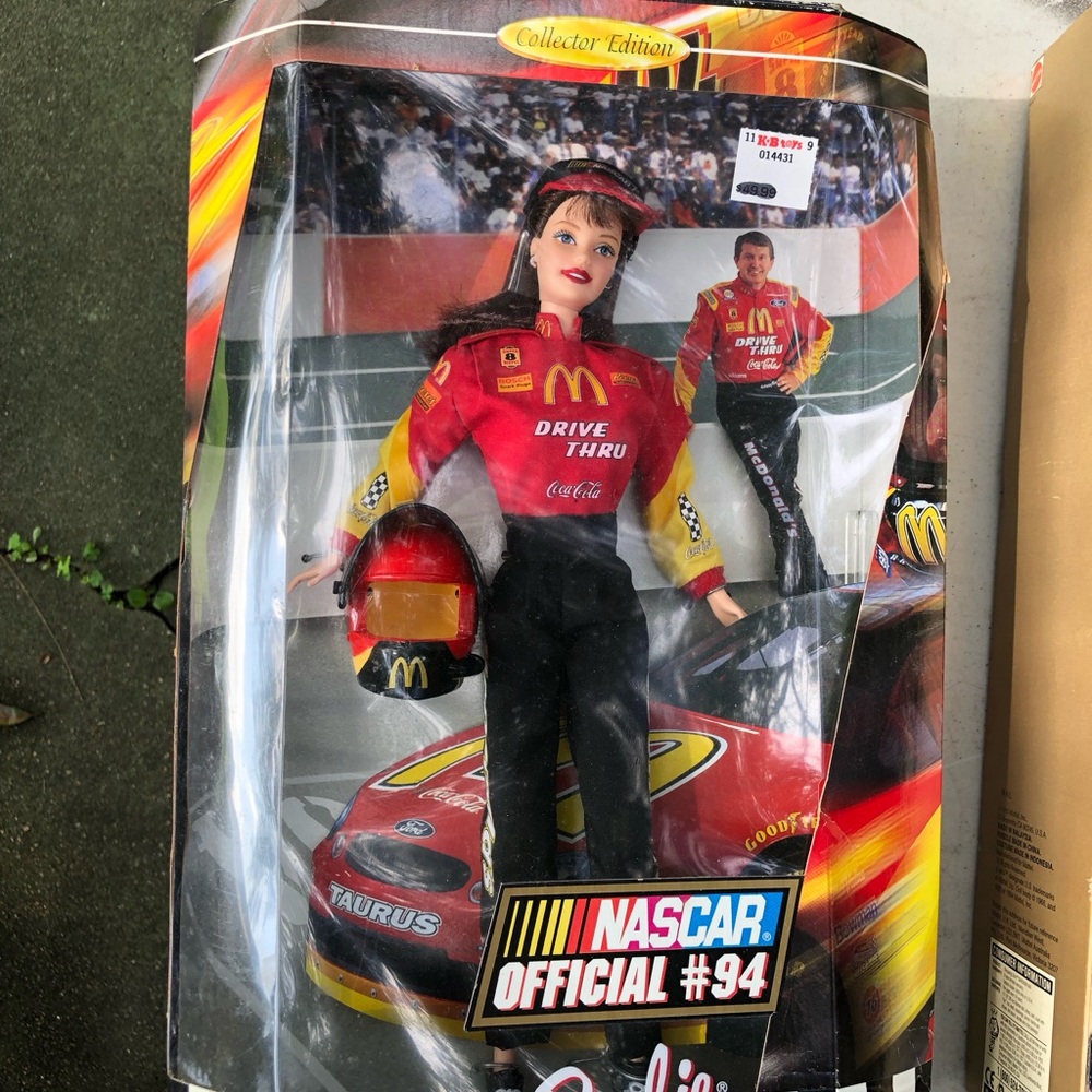 McDonald's Racing Driver Doll - Red, Yellow & Black Uniform